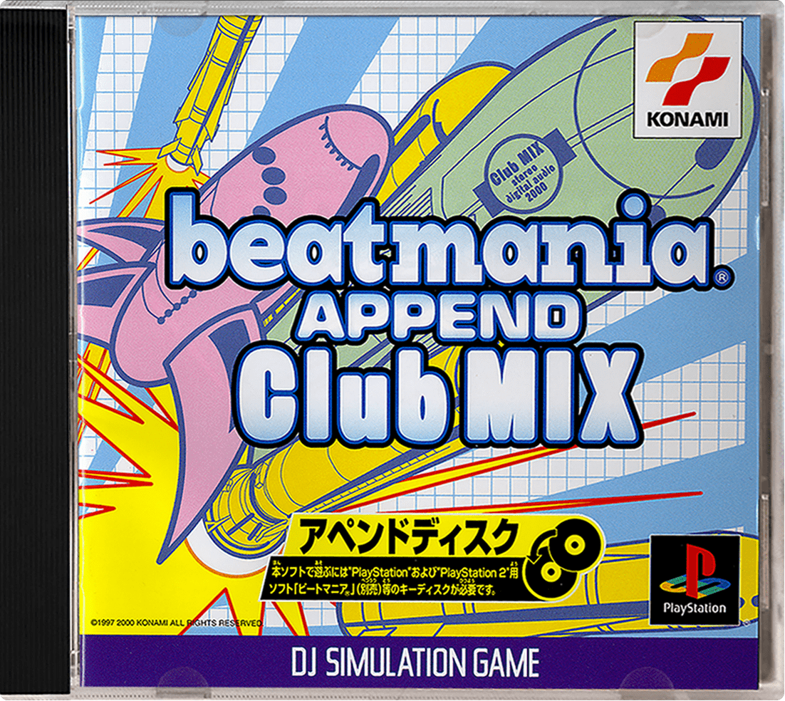 Beatmania Append Club Mix box art for Playstation